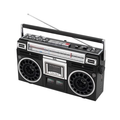 SAL RRT BROOKLYN sztereó kazettás rádiós magnó, Bluetooth, USB, microSD, MP3, felvétel, 4-sávos rádió, multimédia